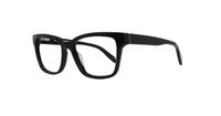 Black Karl Lagerfeld KL919 Rectangle Glasses - Angle