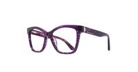 Purple Karl Lagerfeld KL923 Square Glasses - Angle