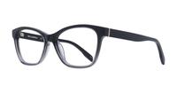 Black Grey Karl Lagerfeld KL960 Oval Glasses - Angle