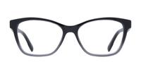 Black Grey Karl Lagerfeld KL960 Oval Glasses - Front