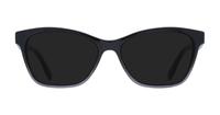 Black Grey Karl Lagerfeld KL960 Oval Glasses - Sun