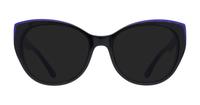Black/Purple Karl Lagerfeld KL971 Cat-eye Glasses - Sun