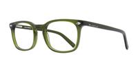 Khaki Karl Lagerfeld KL990 Rectangle Glasses - Angle