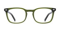 Khaki Karl Lagerfeld KL990 Rectangle Glasses - Front