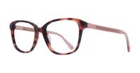 Havana Kate Spade Acerra Square Glasses - Angle