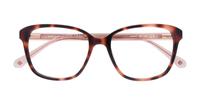Havana Kate Spade Acerra Square Glasses - Flat-lay