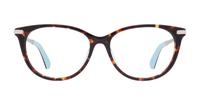 Dark Havana Kate Spade Albie/F Cat-eye Glasses - Front