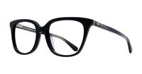 Black Kate Spade Alessandria Rectangle Glasses - Angle