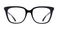 Black Kate Spade Alessandria Rectangle Glasses - Front