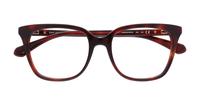 Havana Kate Spade Alessandria Rectangle Glasses - Flat-lay