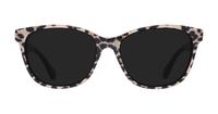 Cheetah Black Kate Spade Atalina 51 Round Glasses - Sun