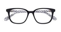 Black Kate Spade Bari Cat-eye Glasses - Flat-lay