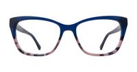 Blue/Pink Kate Spade Celestine Rectangle Glasses - Front