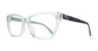 Green Kate Spade Celestine Rectangle Glasses - Angle