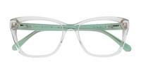 Green Kate Spade Celestine Rectangle Glasses - Flat-lay