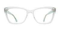 Green Kate Spade Celestine Rectangle Glasses - Front