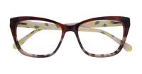 Havana Kate Spade Celestine Rectangle Glasses - Flat-lay