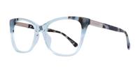 Blue Kate Spade Cilo/G Cat-eye Glasses - Angle