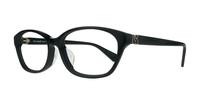 Black Kate Spade Conceta/FJ Rectangle Glasses - Angle
