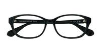 Black Kate Spade Conceta/FJ Rectangle Glasses - Flat-lay