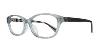 Grey / Horn Kate Spade Conceta/FJ Rectangle Glasses - Angle