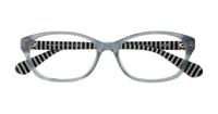 Grey / Horn Kate Spade Conceta/FJ Rectangle Glasses - Flat-lay