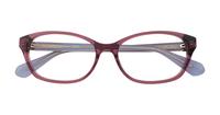 Red Kate Spade Conceta/FJ Rectangle Glasses - Flat-lay