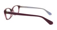 Red Kate Spade Conceta/FJ Rectangle Glasses - Side