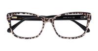 Black Leopard Kate Spade Crishell Square Glasses - Flat-lay