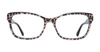 Black Leopard Kate Spade Crishell Square Glasses - Front