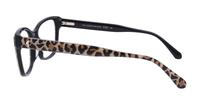 Black Leopard Kate Spade Crishell Square Glasses - Side