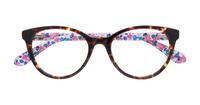 Havana Kate Spade Gela Oval Glasses - Flat-lay