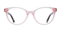 Pink Kate Spade Gela Oval Glasses - Front