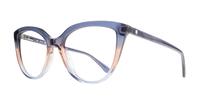 Blue / Beige Kate Spade Hana Cat-eye Glasses - Angle