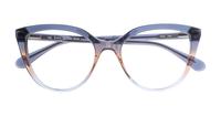 Blue / Beige Kate Spade Hana Cat-eye Glasses - Flat-lay