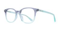 Blue Kate Spade Hermione Rectangle Glasses - Angle