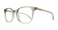 Grey Pink Kate Spade Hermione Rectangle Glasses - Angle