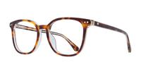Havana Kate Spade Hermione Rectangle Glasses - Angle