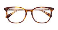 Havana Kate Spade Hermione Rectangle Glasses - Flat-lay