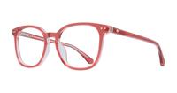 Pink Kate Spade Hermione Rectangle Glasses - Angle