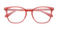 Pink Kate Spade Hermione Rectangle Glasses - Flat-lay