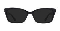 Black Pattern Kate Spade Jeri -54 Rectangle Glasses - Sun