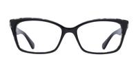 Black/Havana Kate Spade Jeri -54 Rectangle Glasses - Front