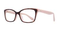 Pink Havana Kate Spade Jeri -54 Rectangle Glasses - Angle