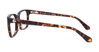 Dark Havana Kate Spade Jordana Rectangle Glasses - Side