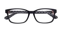 Black / Pink Kate Spade Kariane/F Rectangle Glasses - Flat-lay