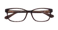 Brown Pattern Kate Spade Kariane/F Rectangle Glasses - Flat-lay