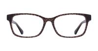 Brown Pattern Kate Spade Kariane/F Rectangle Glasses - Front