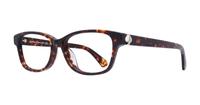Havana Kate Spade Kenley Rectangle Glasses - Angle