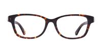 Havana Kate Spade Kenley Rectangle Glasses - Front